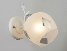 Бра однорожковое Мелодия Света Ромбики Е27 220В Белая картинка 